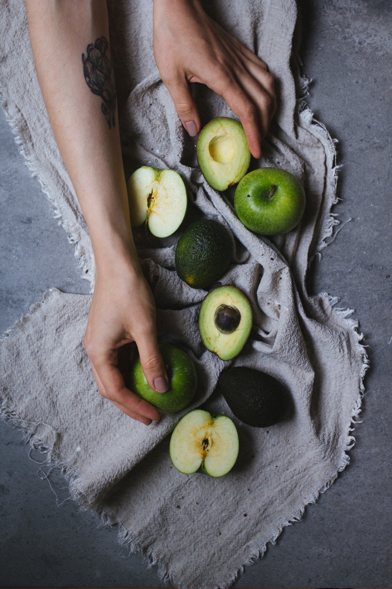 Apple & Gorgonzola Galette (recipe and photograpy by Tanya Balyanitsa (more on Honeytanie.com)