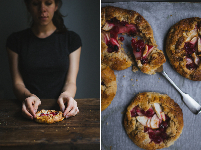 Apple galettes with walnut dough by Tanya Balyanitsa (more recipes on Honeytanie.com)