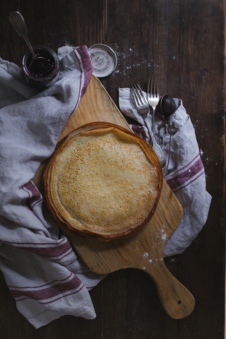 Buttermilk Crepes by Tanya Balyanitsa (more recipes on Honeytanie.com)