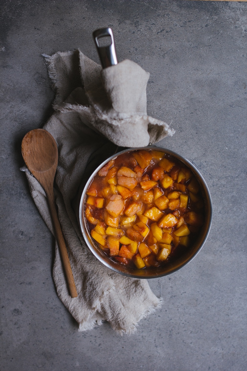Peach Jam by Tanya Balyanitsa (more seasonal recipes on Honeytanie.com)