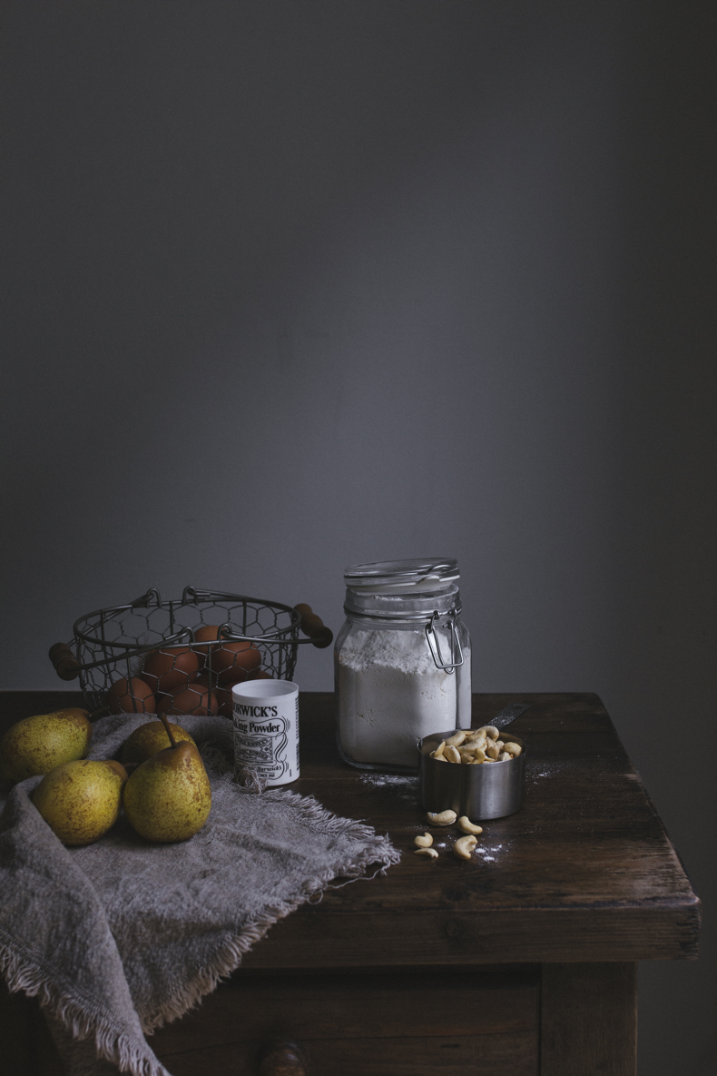 Pear & Cashew Scones. Recipe and photograpy by Tanya Balyanitsa (more on Honeytanie.com)