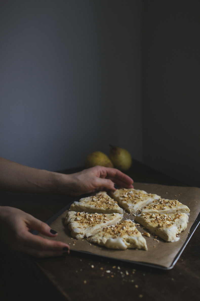 Pear & Cashew Scones. Recipe and photograpy by Tanya Balyanitsa (more on Honeytanie.com)