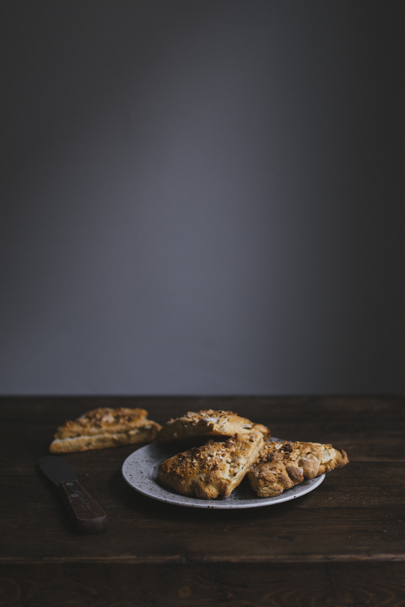 Pear & Cashew Scones. Recipe and photograpy by Tanya Balyanitsa (more on Honeytanie.com)