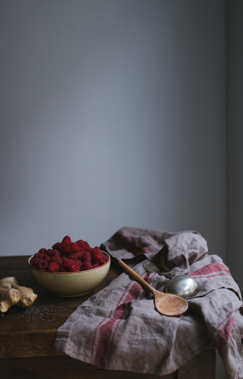Raspberry & Ginger Jam by Tanya Balyanitsa (more recipes on Honeytanie.com)