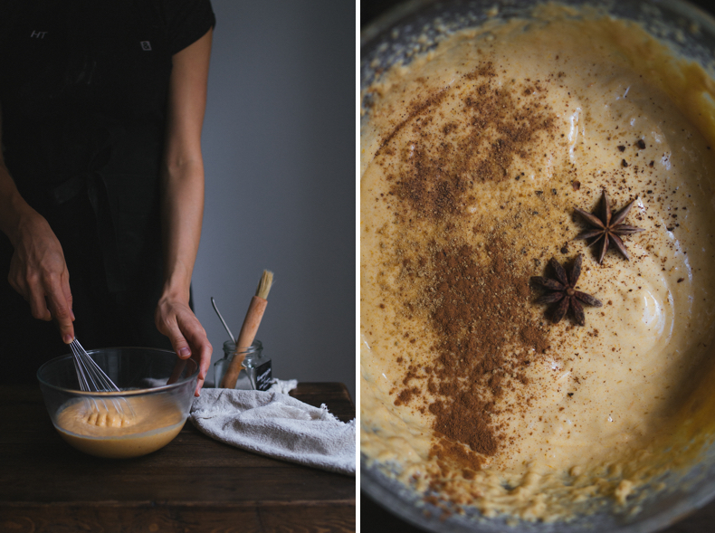 Sweet Potato Pancakes with cinnamon. Recipe and photograpy by Tanya Balyanitsa (more on Honeytanie.com)