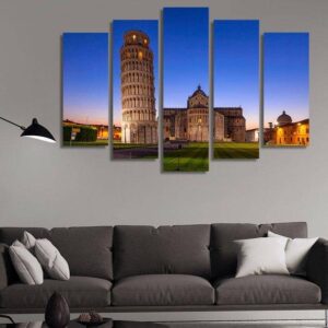 1258 - Nature 5 Panel Canvas Art Wall Decor