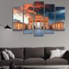 1259 - Nature 5 Panel Canvas Art Wall Decor