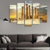 1261 - Nature 5 Panel Canvas Art Wall Decor