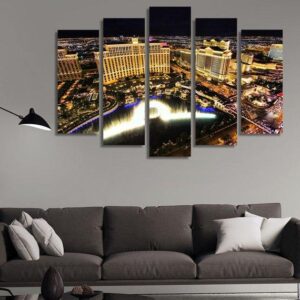 1262 - Nature 5 Panel Canvas Art Wall Decor