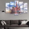 1270 - Nature 5 Panel Canvas Art Wall Decor