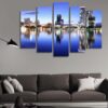 1271 - Nature 5 Panel Canvas Art Wall Decor