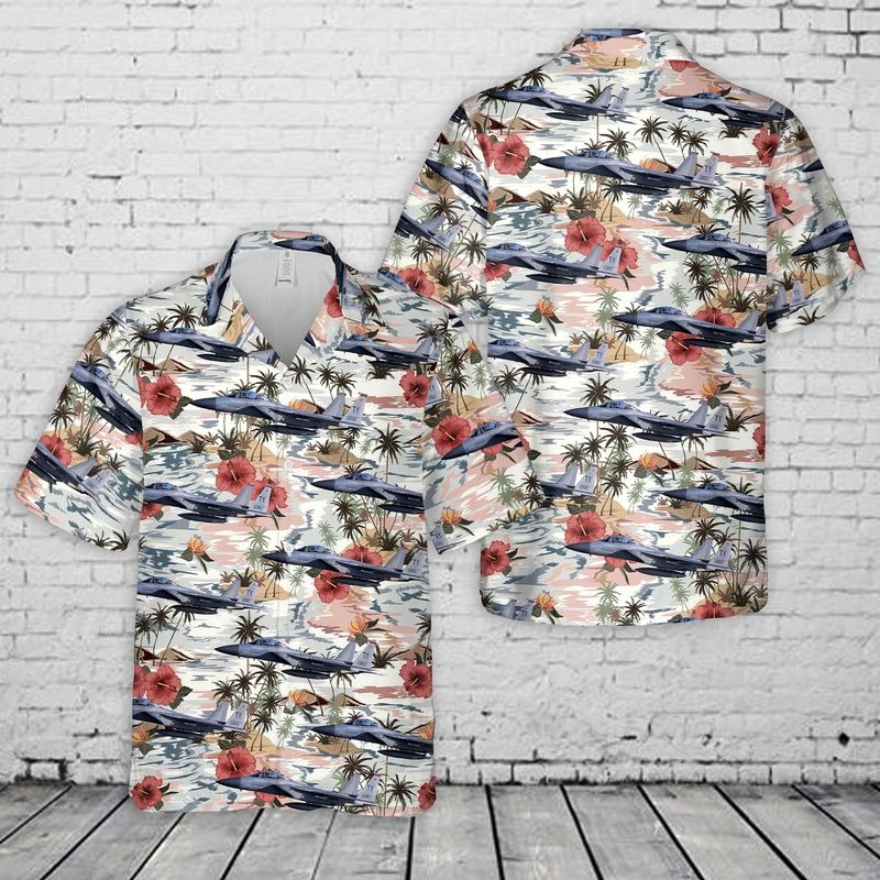 1St Fighter Squadron F15 Eagle Hawaiian Shirt 1St Fighter Squadron F15 Eagle Hawaiian Shirt