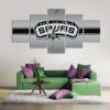 2017 San Antonio Spurs Banner - Sport 5 Panel Canvas Art Wall Decor