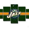 2017 Utah Jazz Banner - Sport 5 Panel Canvas Art Wall Decor