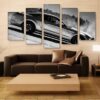 5.0 Mustang - Automative 5 Panel Canvas Art Wall Decor