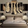 A Clockwork Orange - Movie 5 Panel Canvas Art Wall Decor