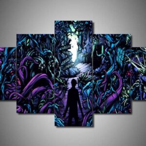 A Day To Remember 1 - Abstract 5 Panel Canvas Art Wall Decor