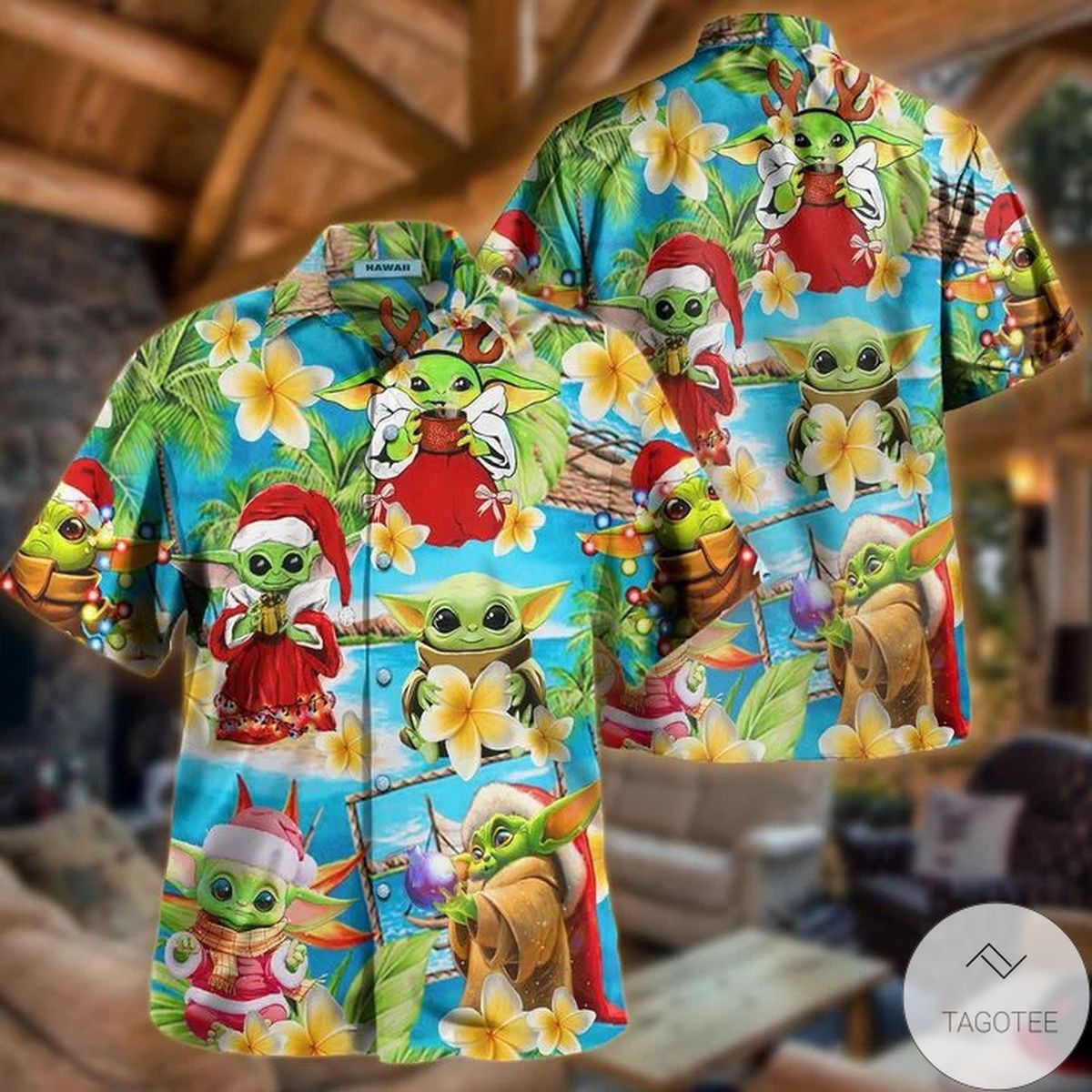 A Merry Christmas I Wish You Yoda Hawaiian Shirt A Merry Christmas I Wish You Yoda Hawaiian Shirt