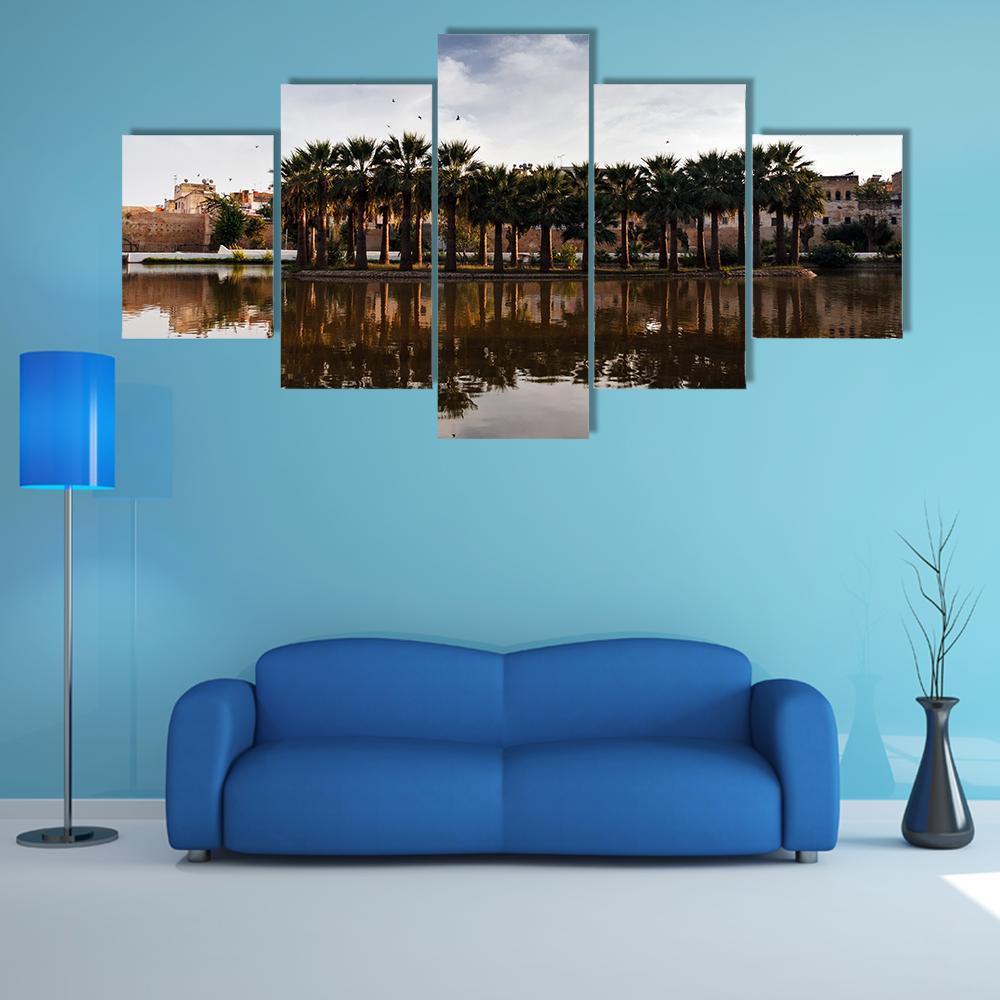 Aamzing Fes Scenery In Morroco 1 - Nature 5 Panel Canvas Art Wall Decor Aamzing Fes Scenery In Morroco 1 - Nature 5 Panel Canvas Art Wall Decor