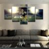 Aaron Rodgers Green Bay Packers - Sport 5 Panel Canvas Art Wall Decor