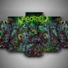 Aborted - Music 5 Panel Canvas Art Wall Decor