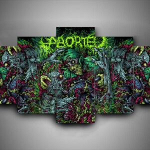 Aborted - Music 5 Panel Canvas Art Wall Decor