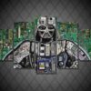 Abstract Darth Vader Dart Vader - Movie 5 Panel Canvas Art Wall Decor
