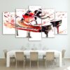 Abstract Piano - Music 5 Panel Canvas Art Wall Decor