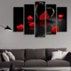 Abstract - Abstract 5 Panel Canvas Art Wall Decor