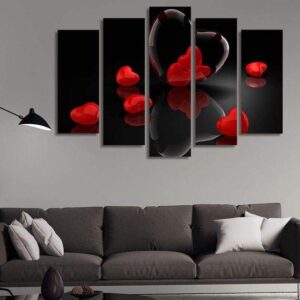 Abstract - Abstract 5 Panel Canvas Art Wall Decor