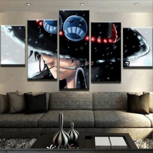 Ace Fans - Anime 5 Panel Canvas Art Wall Decor