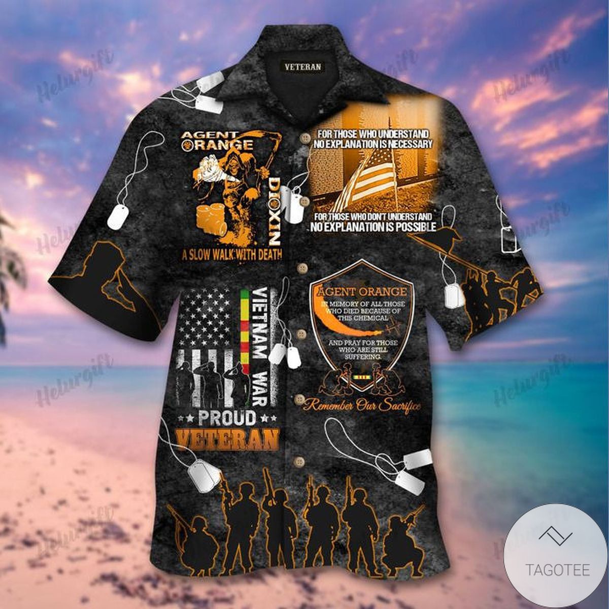 Agent Orange Proud Veteran Hawaiian Shirt Agent Orange Proud Veteran Hawaiian Shirt