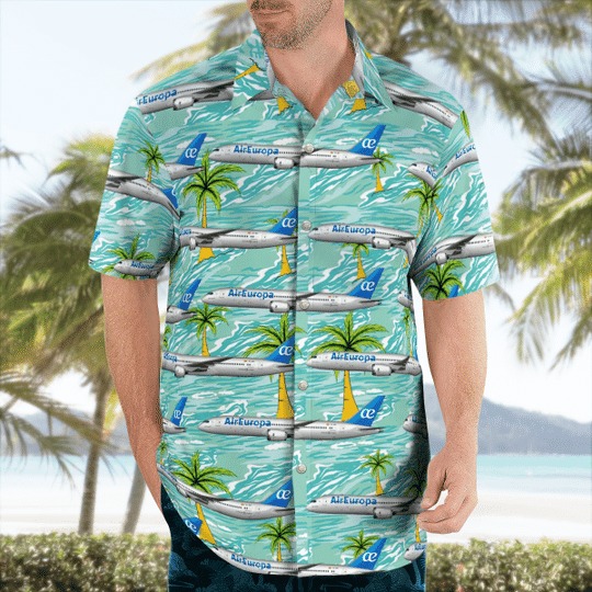 Air Europa Boeing 787-9 Dreamliner Hawaiian Shirt Air Europa Boeing 787-9 Dreamliner Hawaiian Shirt