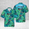 Air Force F-15C Eagle Massachusetts Tropical Hawaiian Shirt