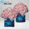 Airlines Airbus A321Neo Pink Version Full Print Hawaiian Shirt