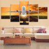 Airplane Takeoff Canvas Home Decor