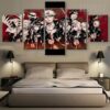 Akatsuki - Anime 5 Panel Canvas Art Wall Decor