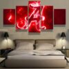 Alabama Crimson Tide Logo Sport - 5 Panel Canvas Art Wall Decor