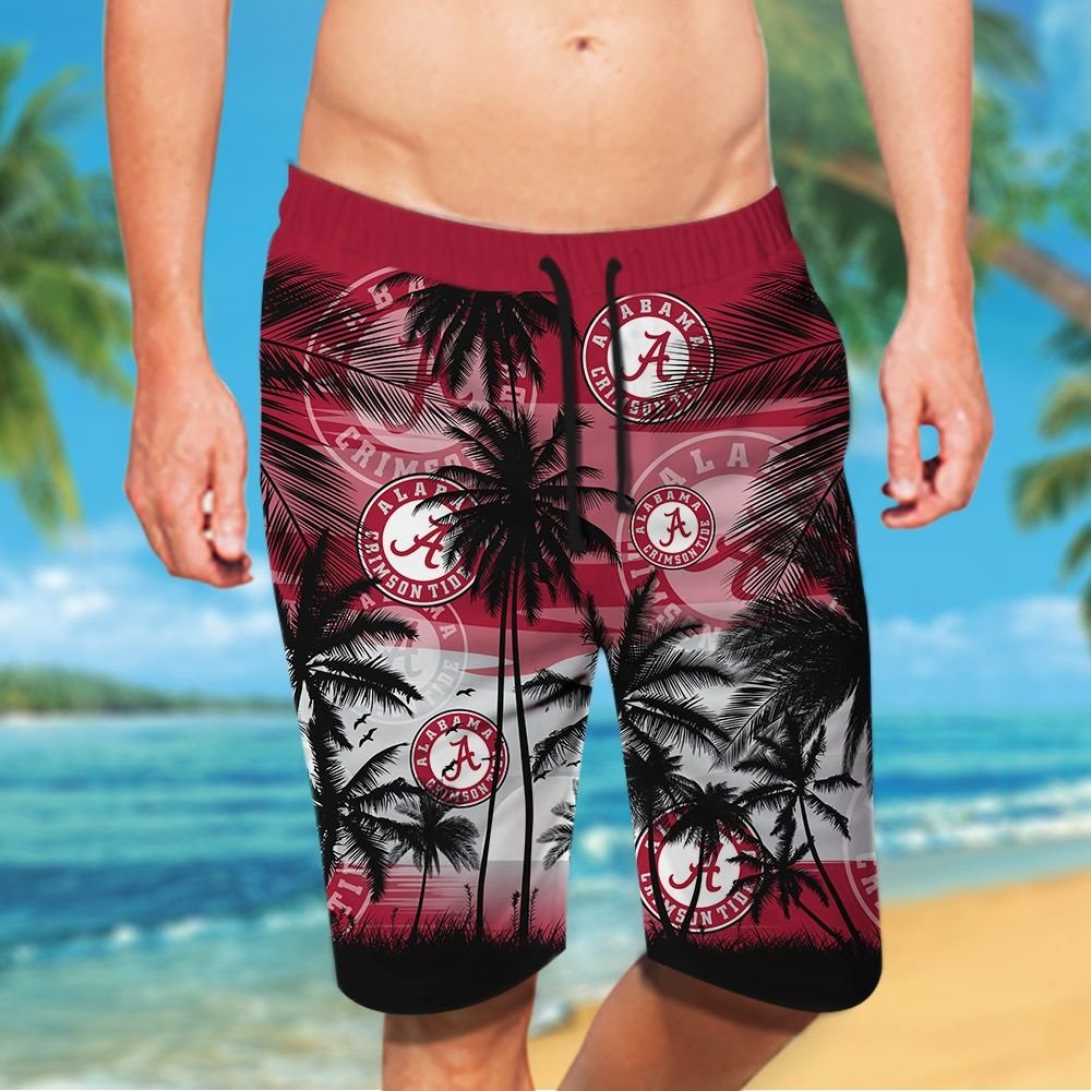 Alabama Crimson Tide Tropical Hawaiian Shirt Alabama Crimson Tide Tropical Hawaiian Shirt