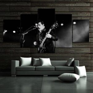 Alex Turner - Famous Person 5 Panel Canvas Art Wall Decor