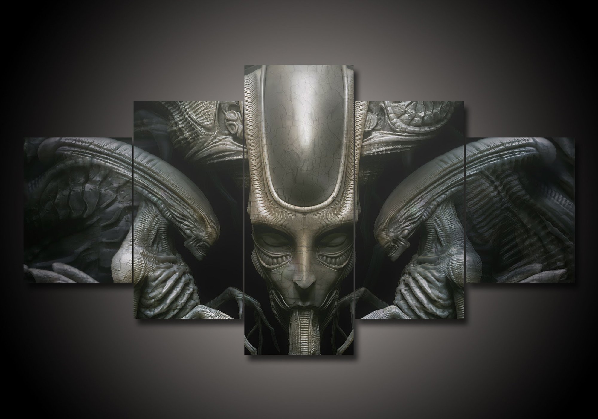 Alien 6 - Movie 5 Panel Canvas Art Wall Decor Alien 6 - Movie 5 Panel Canvas Art Wall Decor