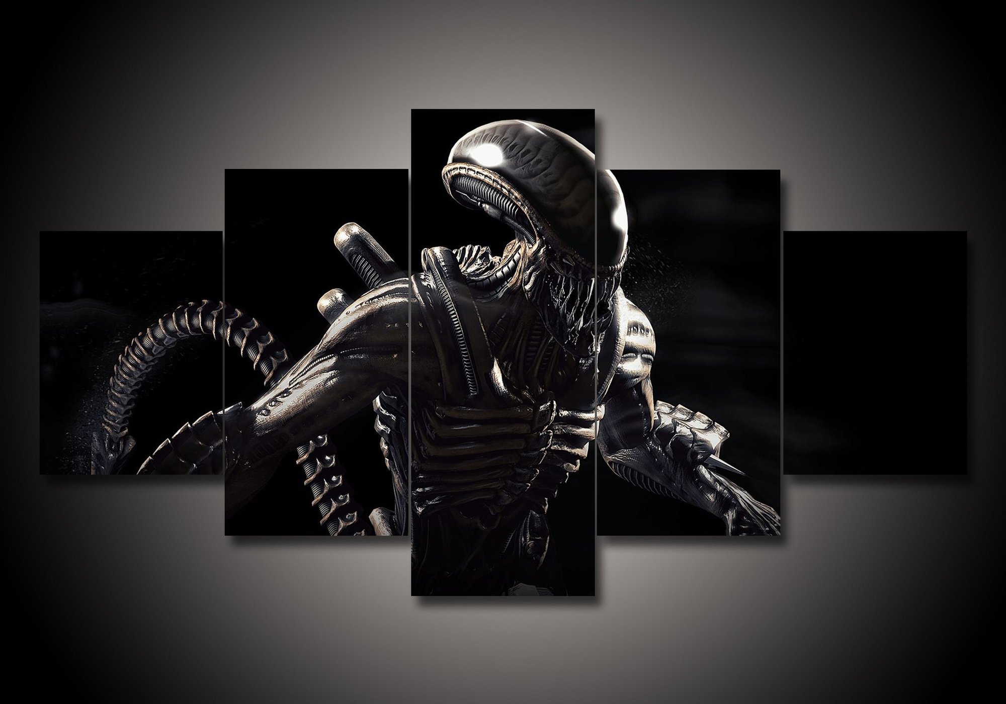 Alien 7 - Movie 5 Panel Canvas Art Wall Decor Alien 7 - Movie 5 Panel Canvas Art Wall Decor