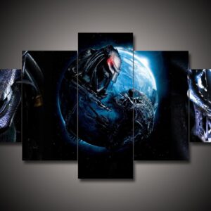 Alien 8 - Movie 5 Panel Canvas Art Wall Decor