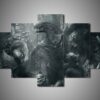 Alien Covenant 2 - Movie 5 Panel Canvas Art Wall Decor