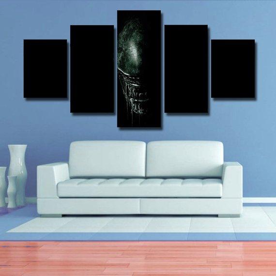 Alien Good - Movie 5 Panel Canvas Art Wall Decor Alien Good - Movie 5 Panel Canvas Art Wall Decor