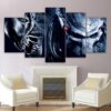 Alien Wars Alien - Movie 5 Panel Canvas Art Wall Decor