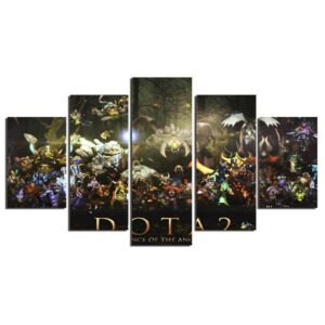 All Go On Roshan - Anime 5 Panel Canvas Art Wall Decor