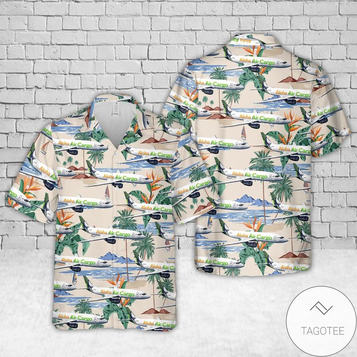 Aloha Air Cargo 737-300 Hawaiian Shirt Aloha Air Cargo 737-300 Hawaiian Shirt