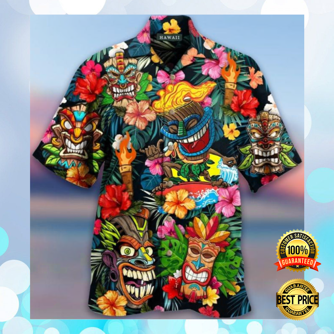 Aloha Tiki Tiki Hawaiian Shirt- Dnstyle 120921 Aloha Tiki Tiki Hawaiian Shirt- Dnstyle 120921