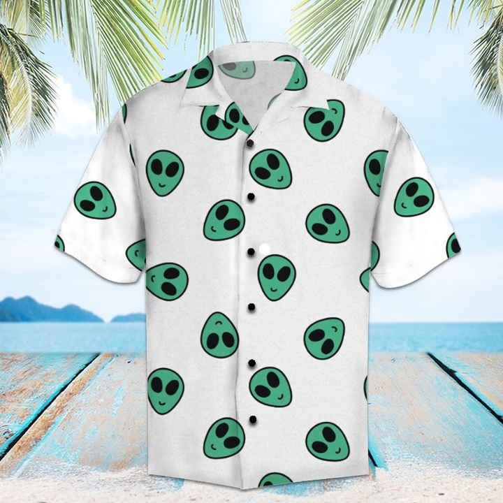 Amazing Alien Hawaiian Shirt Summer Button Up Amazing Alien Hawaiian Shirt Summer Button Up